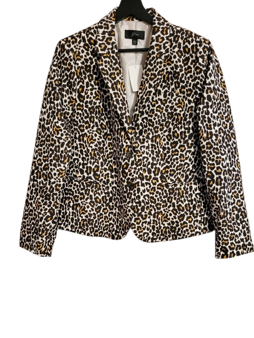 J Crew Animal Print Blazer Jacket